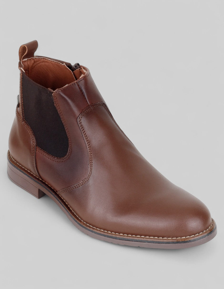 Botas casuales Exterior Piel Color Café Para Hombre De RBCOLLECTION ...