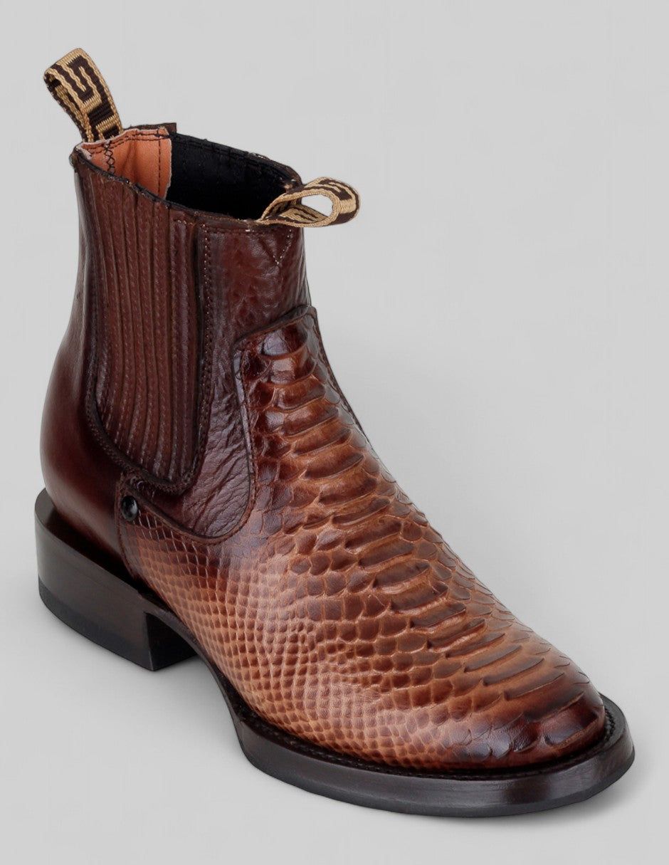 Botas tipo western Exterior Piel Color Café Para Hombre De RBCOLLECTION ...