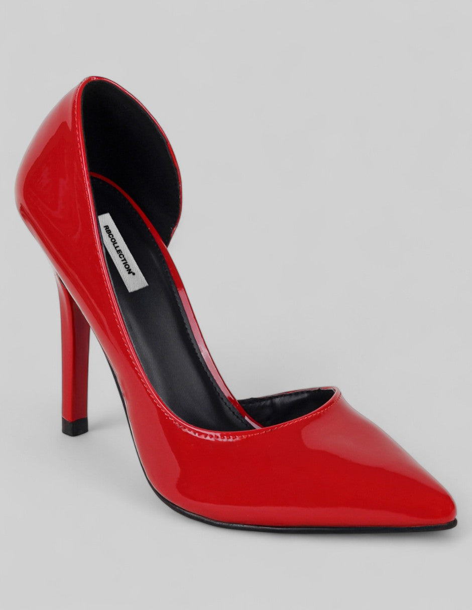Zapatillas Lady en Charol – Rojo