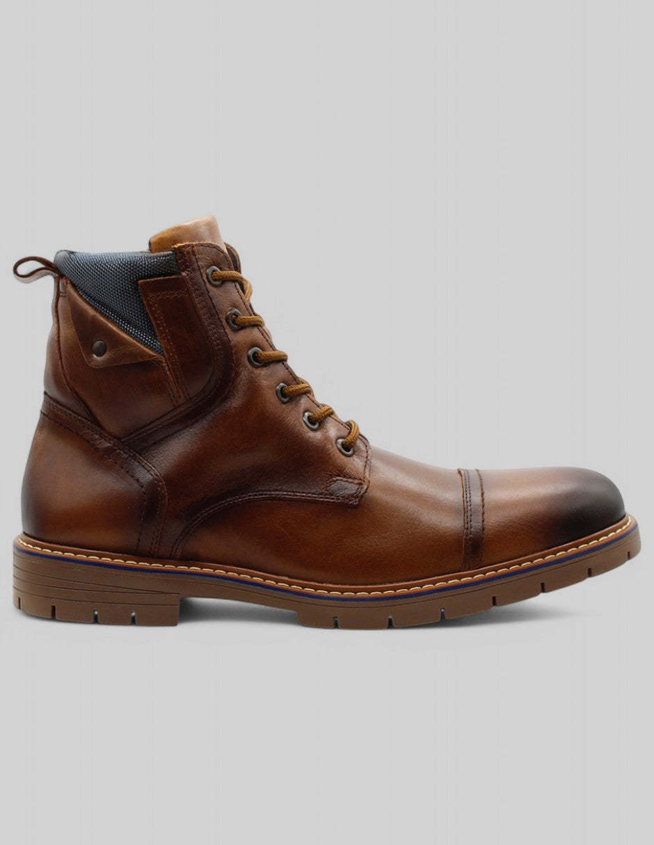 Botas casuales Exterior Piel Color Café Para Hombre De RBCOLLECTION ...