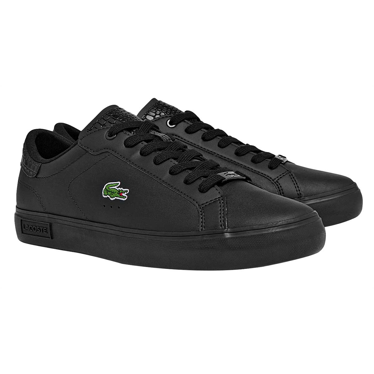 Tenis 741SMA0030-02H Para Hombre Color Negro De Lacoste