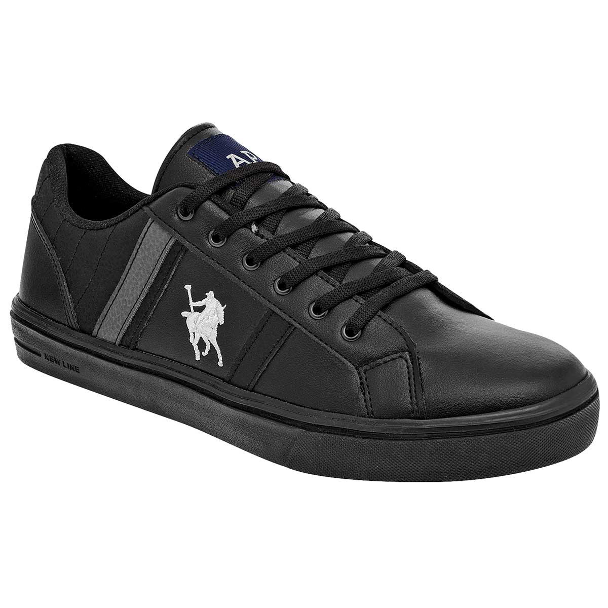 Tenis tipo deportivo Exterior Textil Color Negro Para Mujer De American Polo