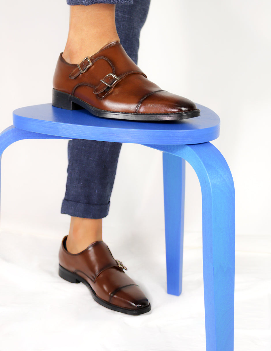 Zapatos de vestir Draven en Piel – Café