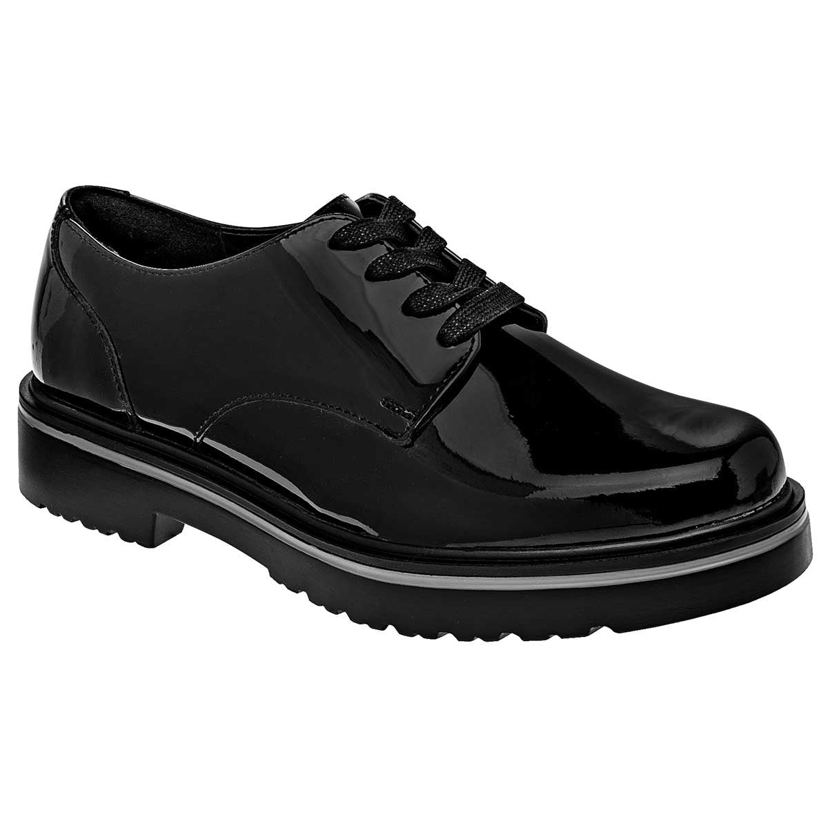 Zapatos casuales Exterior Piel Color Negro De Charol Para Mujer De Flexi