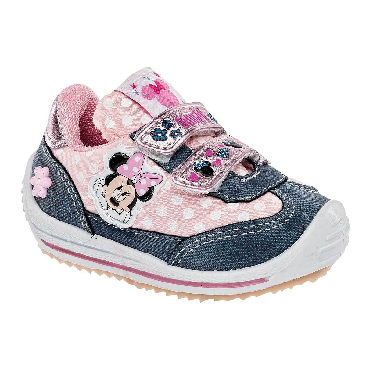 Tenis Para Niñas Color Mezclilla de Minnie
