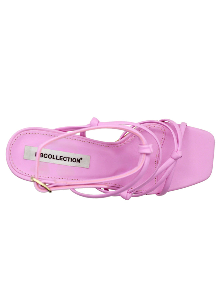 Sandalia con tacon  Color Rosa Para Mujer De RBCOLLECTION