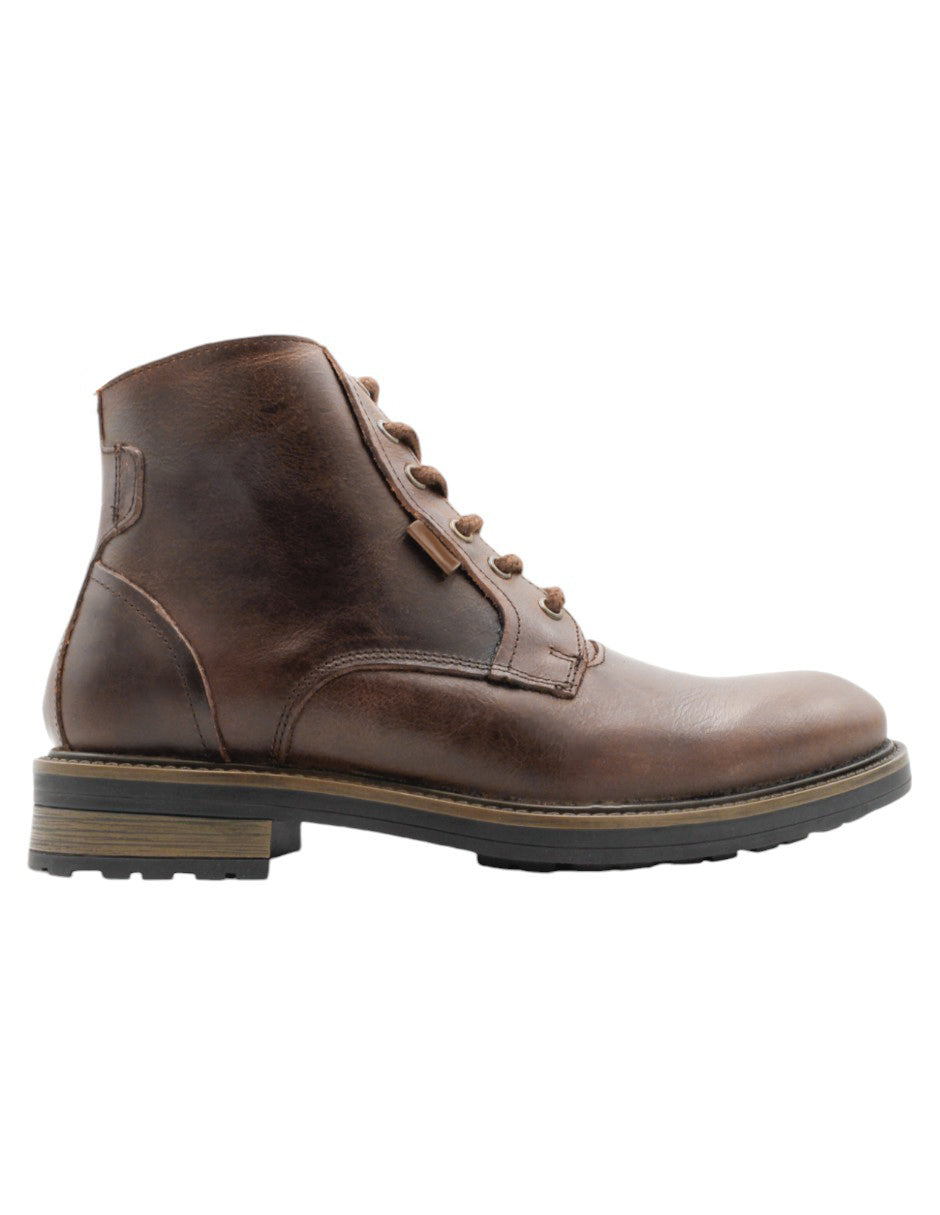 Botas casuales Biker en  Piel - Café