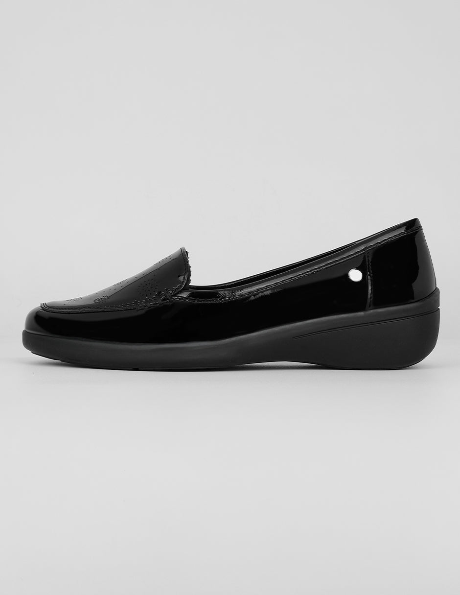 Zapatos de confort Exterior Charol Color Negro Para Mujer De RBCOLLECTION