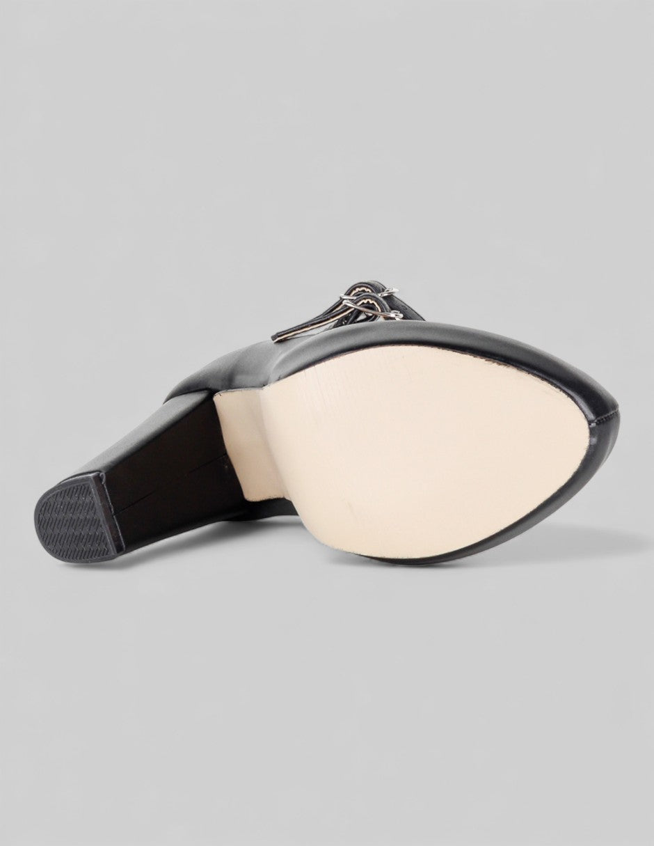 Zapatillas Jean en Piel vegana – Negro
