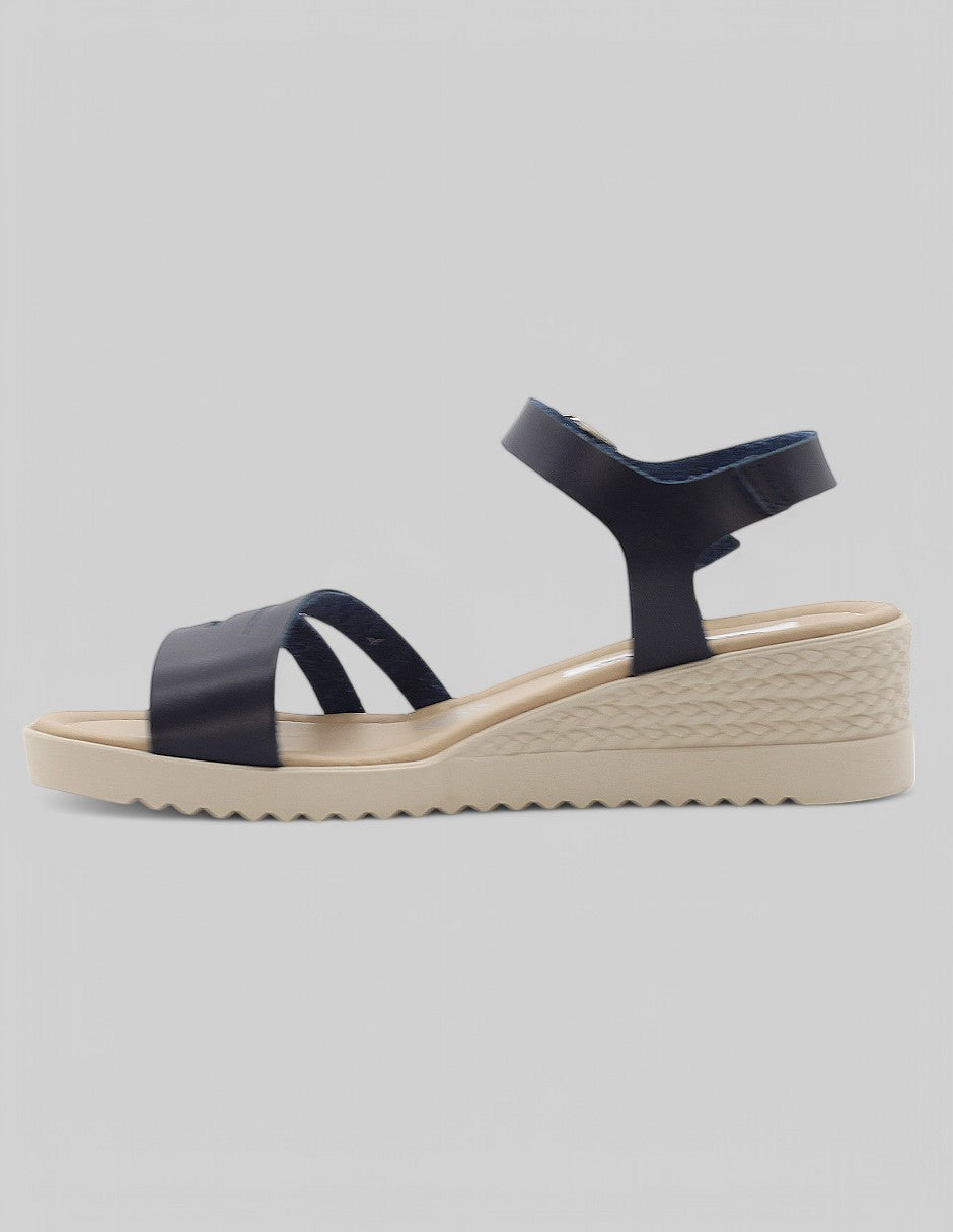 Sandalias con plataforma Sprint en Piel vegana - Azul