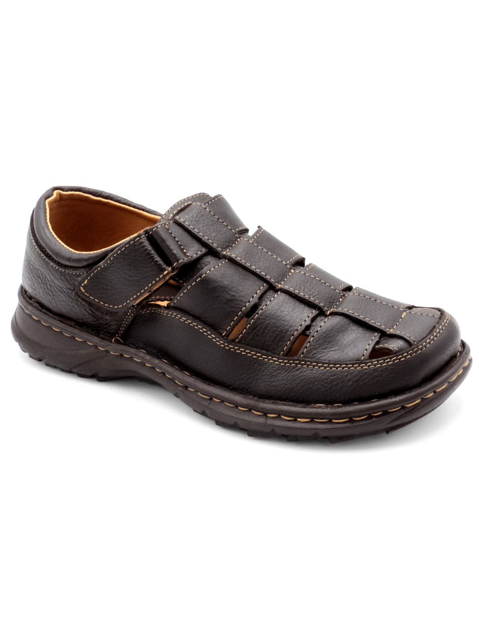 Sandalias casuales Exterior Piel Color Café Para Hombre De RBCOLLECTION