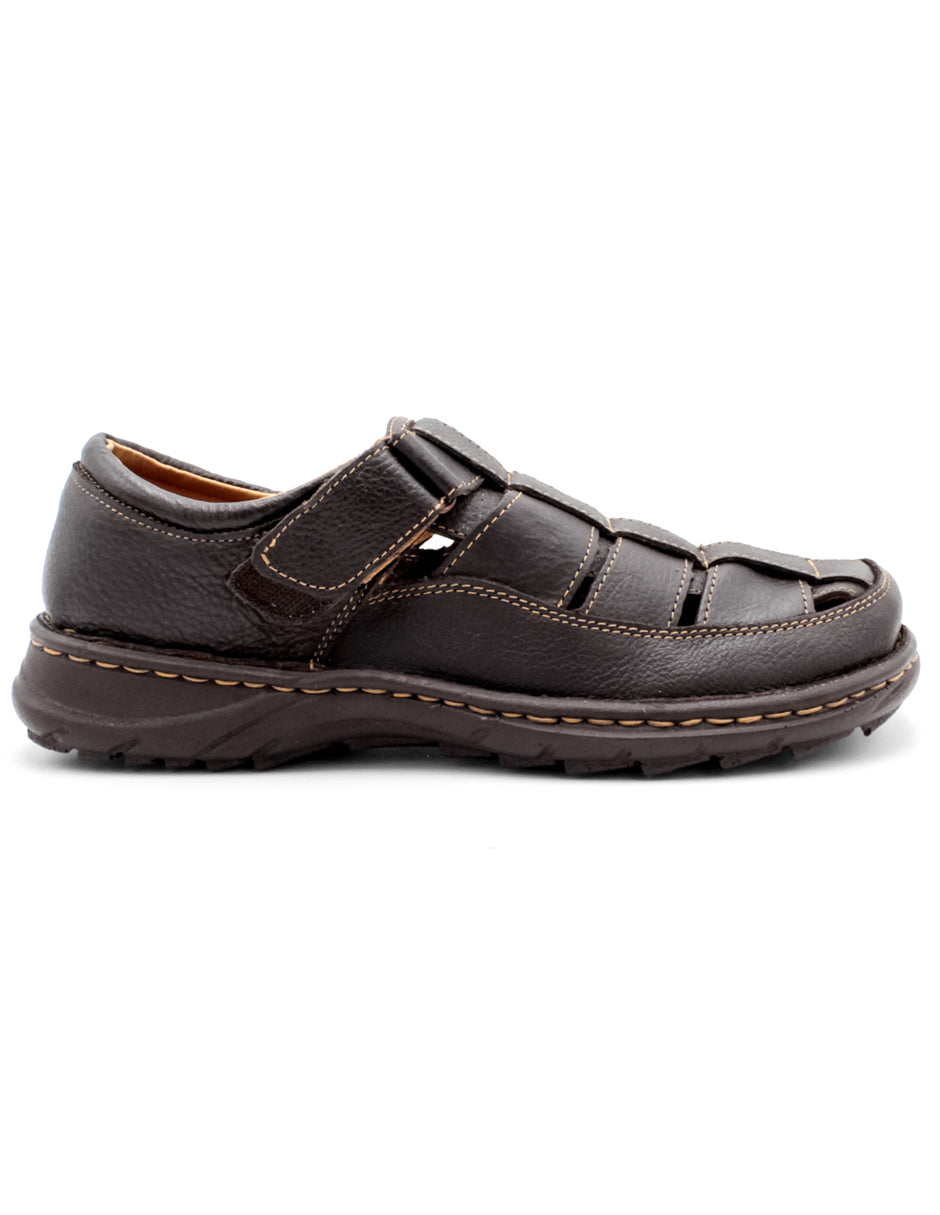 Sandalias casuales Exterior Piel Color Café Para Hombre De RBCOLLECTION