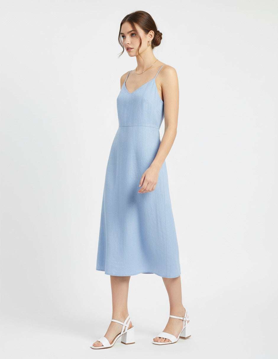 Sandalia con tacón Glam en Piel vegana – Blanco