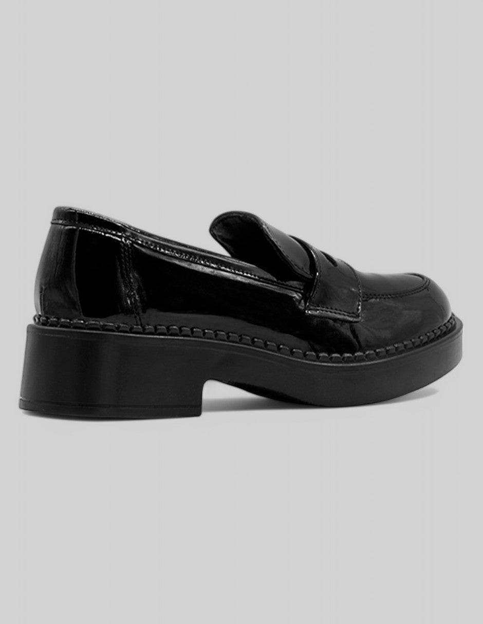 Mocasines Italy en Charol – Negro