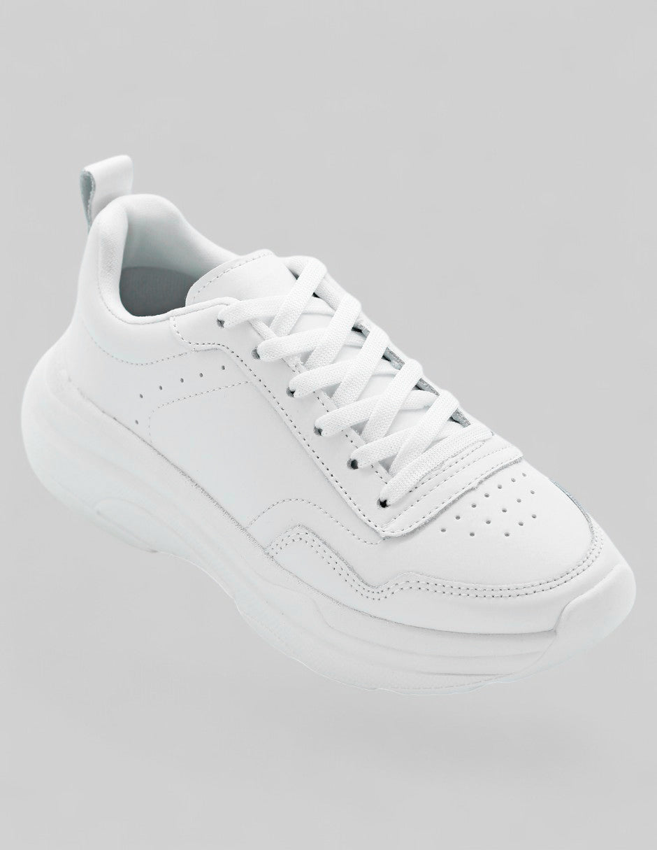 Tenis tipo Deportivo Exterior Sintético Color Blanco Para Mujer De RBCOLLECTION