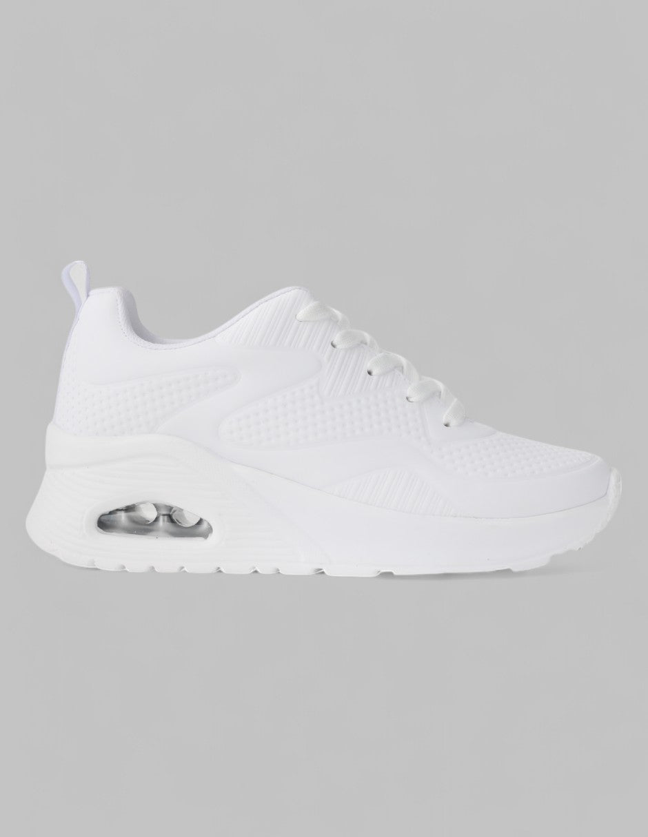 Tenis tipo deportivo Exterior Sintético Color Blanco Para Mujer De RBCOLLECTION