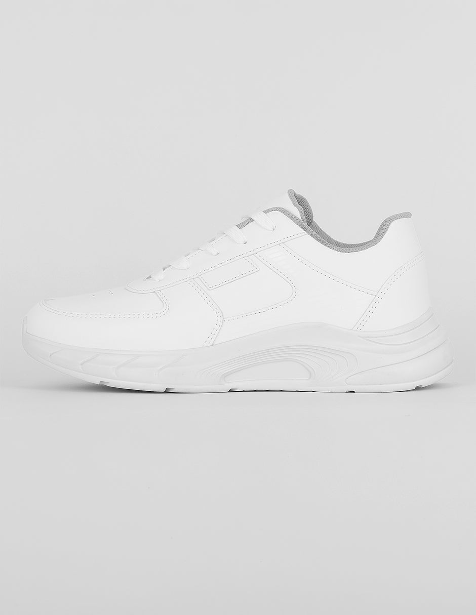 Tenis tipo deportivo Exterior Piel vegana Color Blanco Para Mujer De RBCOLLECTION
