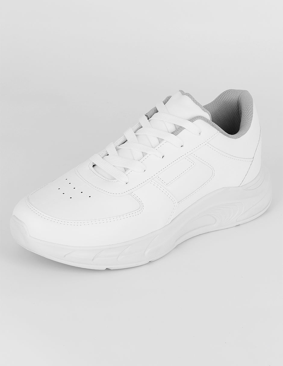 Tenis tipo deportivo  Vegano en Piel vegana – Blanco