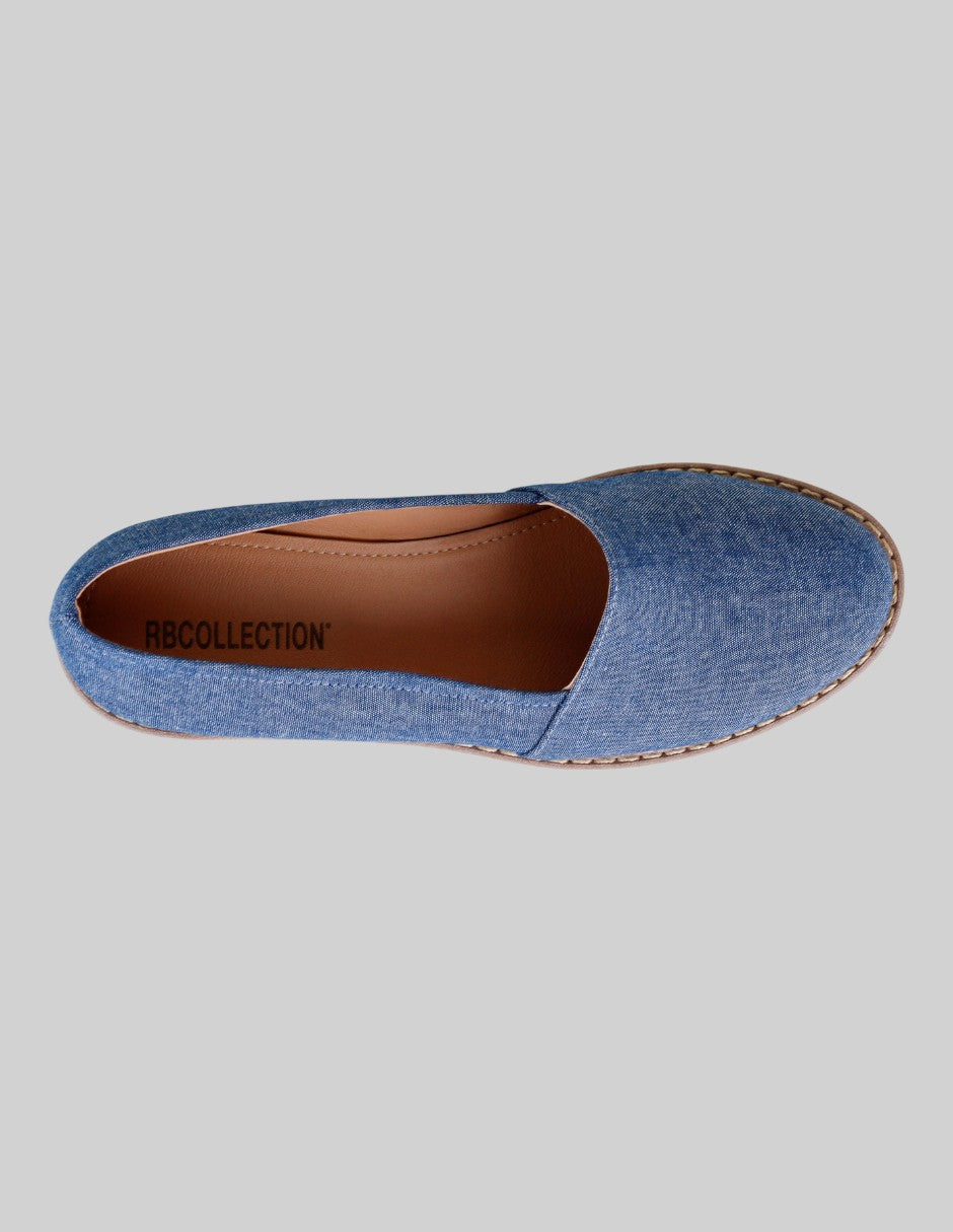 Mocasines Dalia en Textil – Azul