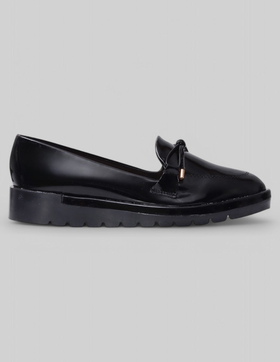 Mocasines Italy en Charol – Negro