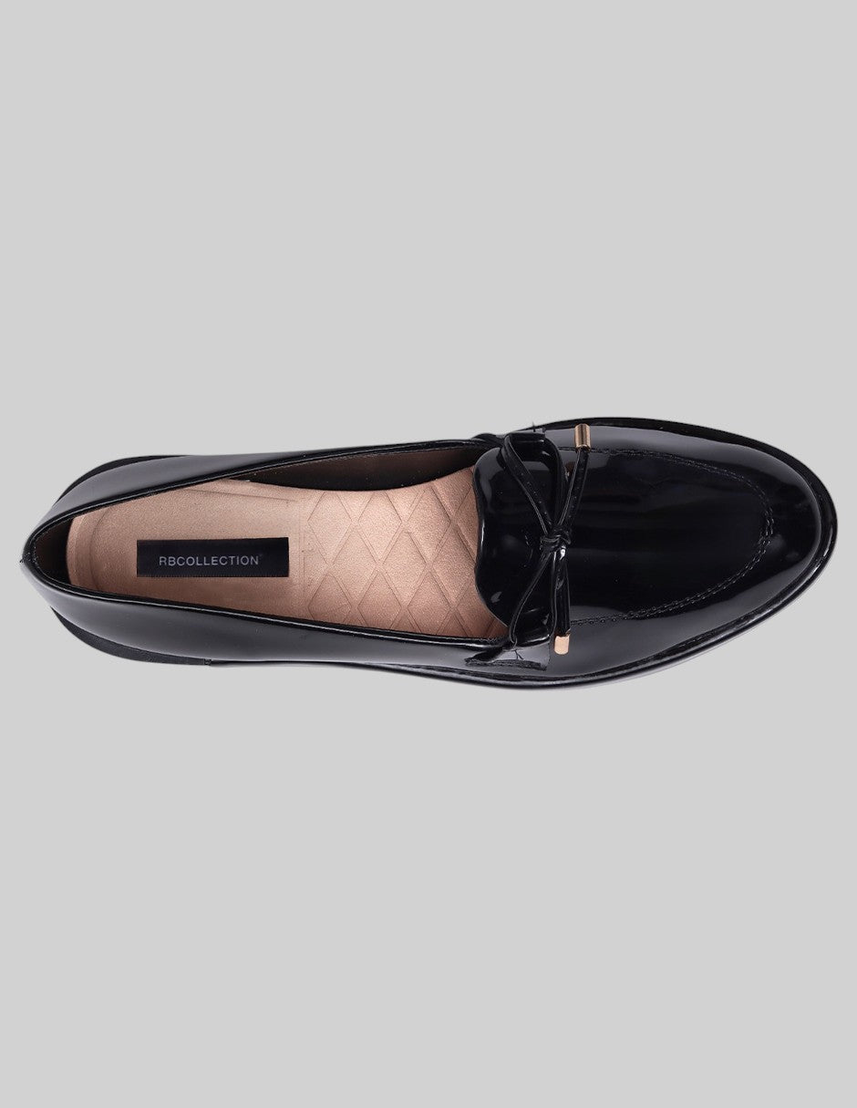 Mocasines Italy en Charol – Negro