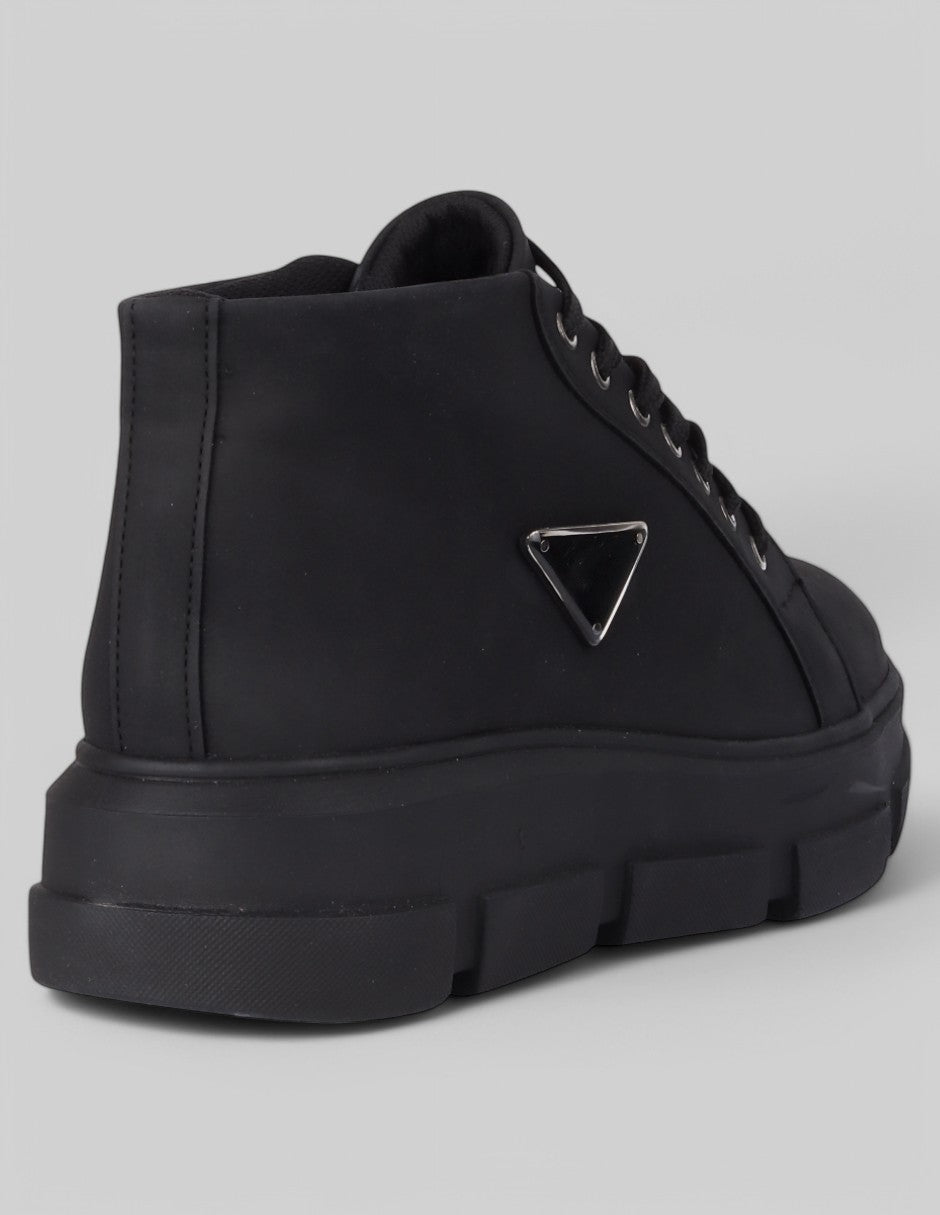 Tenis con cordones Italia Sintético - Negro