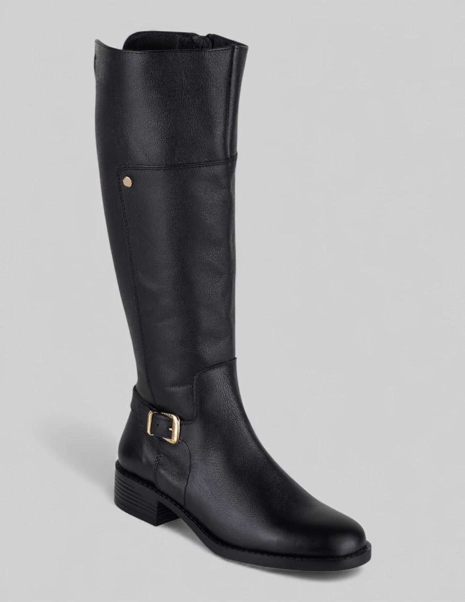 botas altas Walk en Piel vegana – Negro