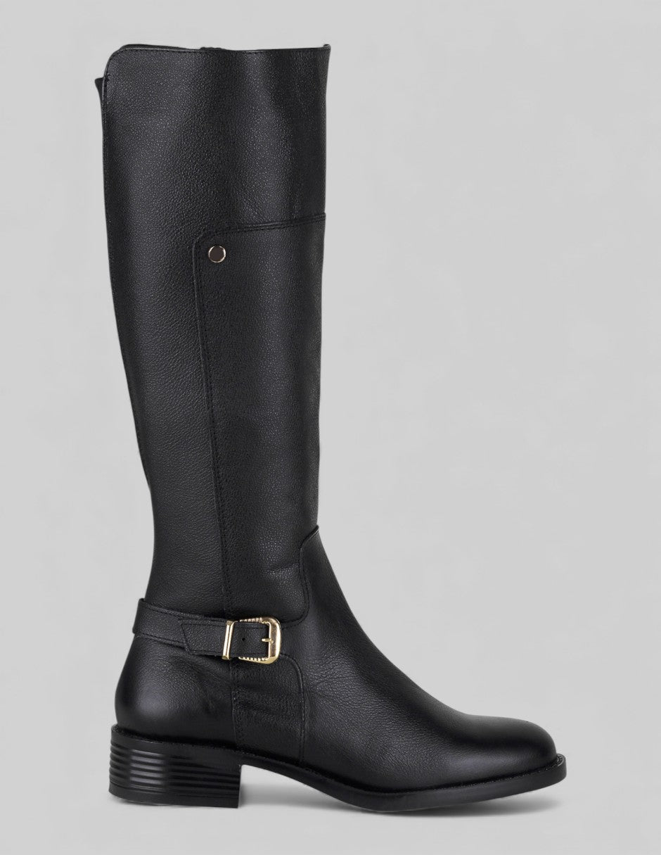 botas altas Walk en Piel vegana – Negro