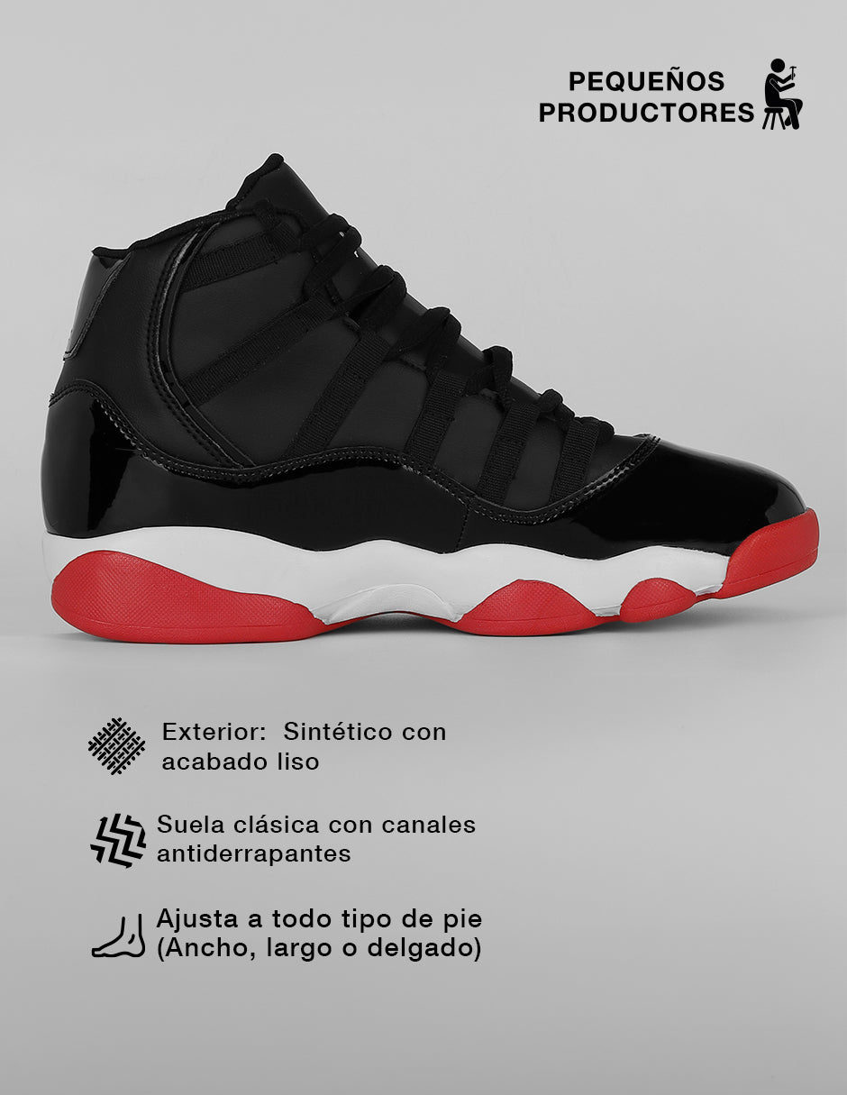 Tenis para basquet Agle en Sintético – Negro