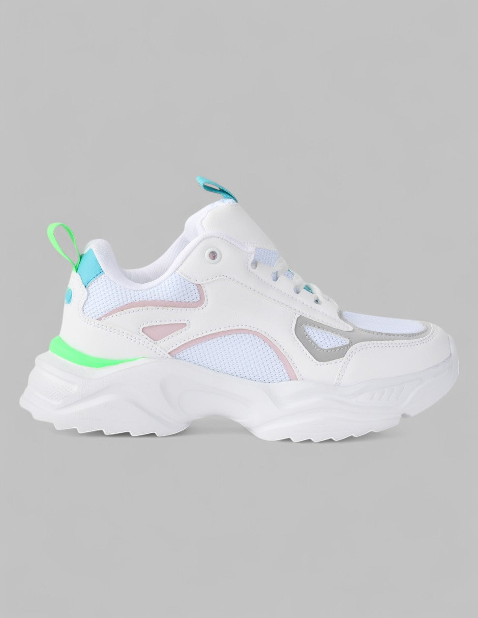 Tenis tipo deportivo Exterior Textil Color Multicolor Para Mujer De RBCOLLECTION