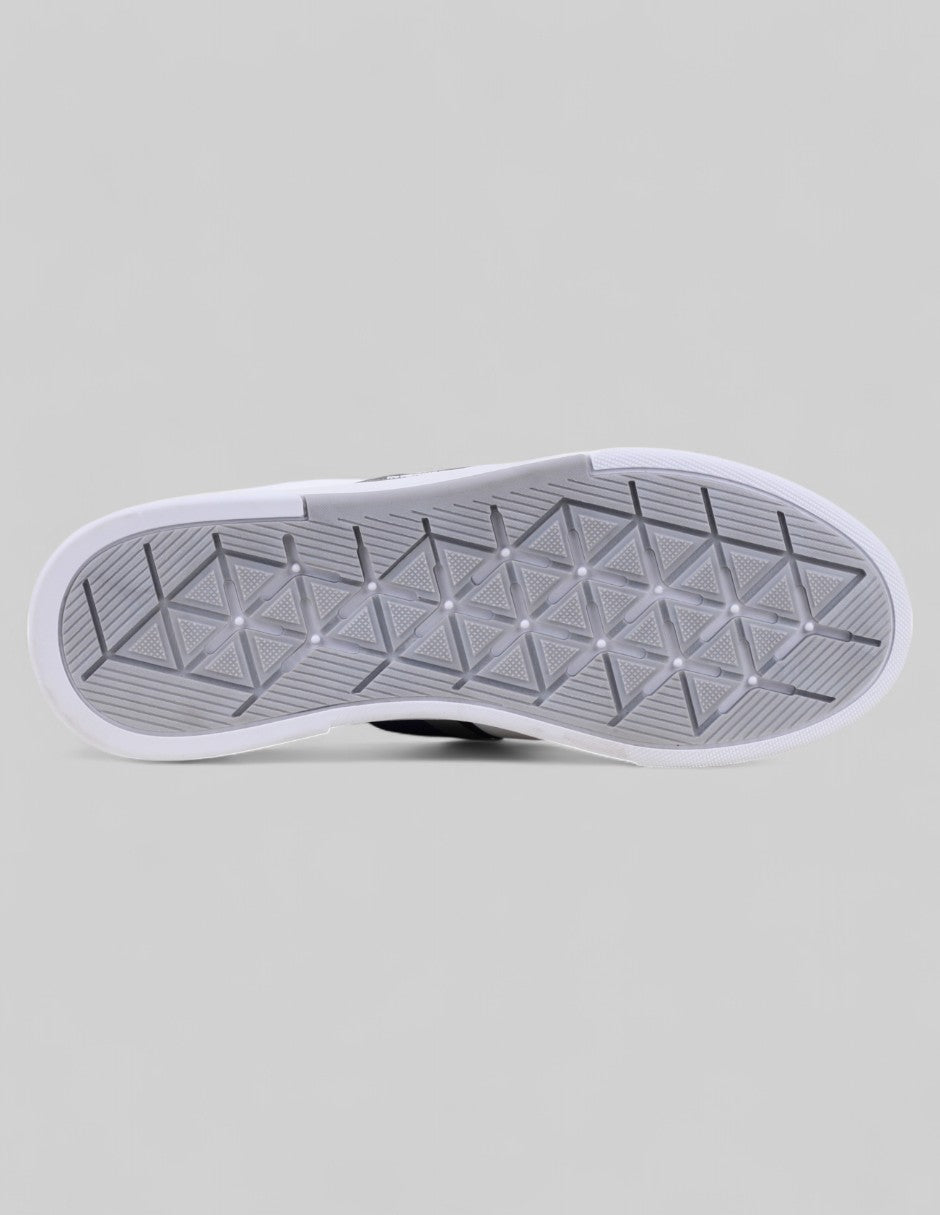 Tenis con cordones  Urban en Piel vegana – Blanco