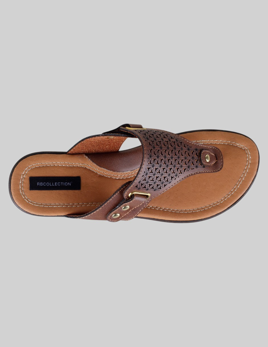 Sandalias con plataforma Naia en Piel vegana – Café