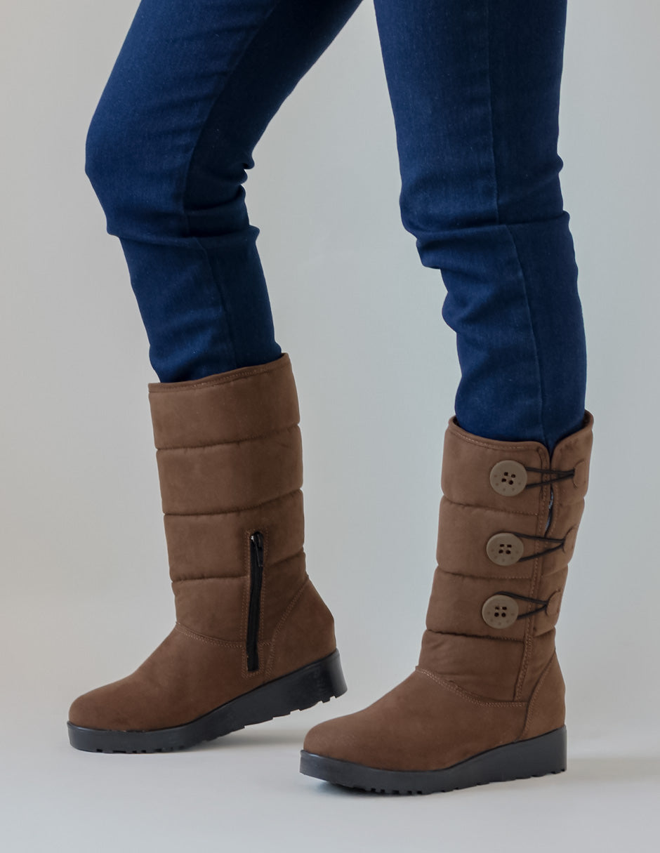 Botas casuales Bosquí en Textil – Café