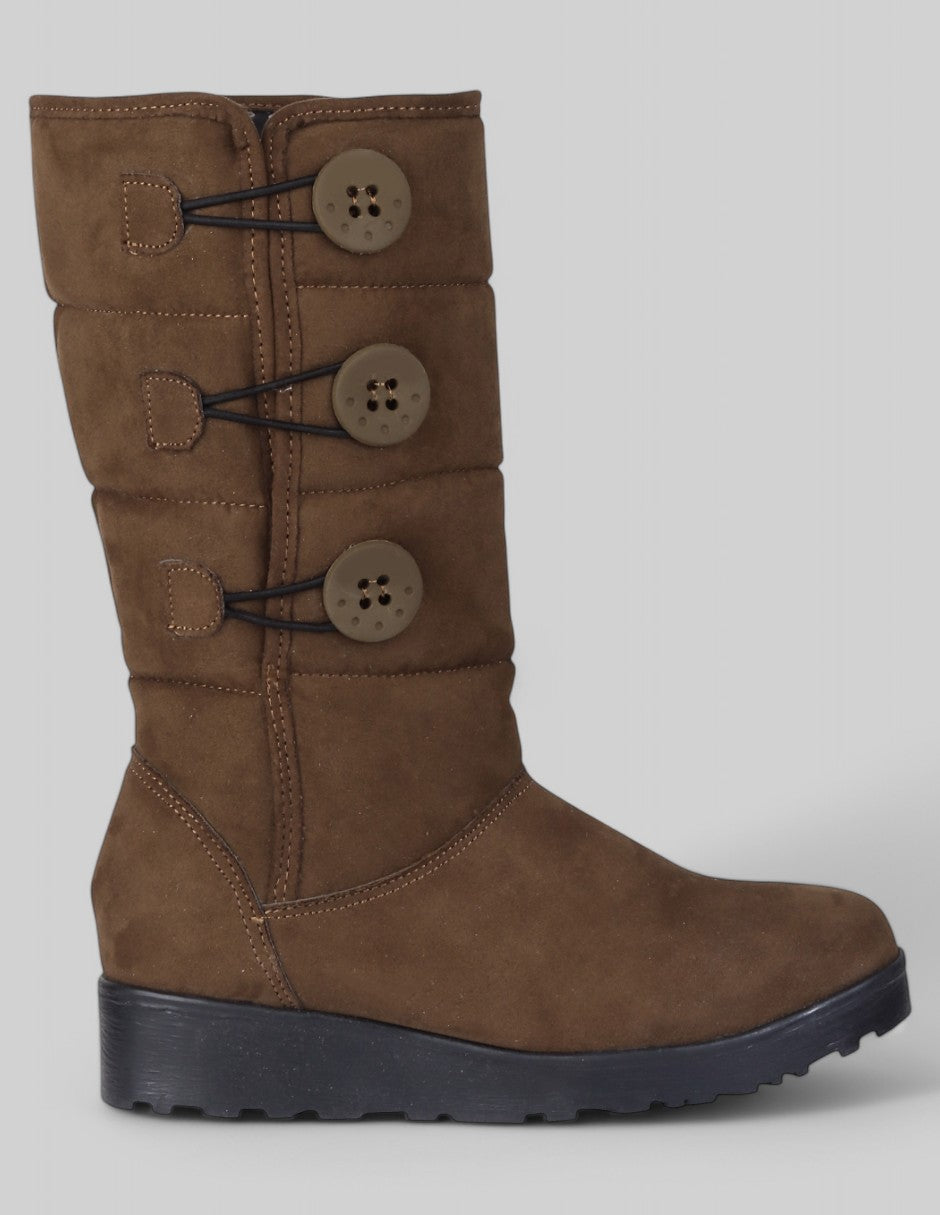 Botas casuales Bosquí en Textil – Café