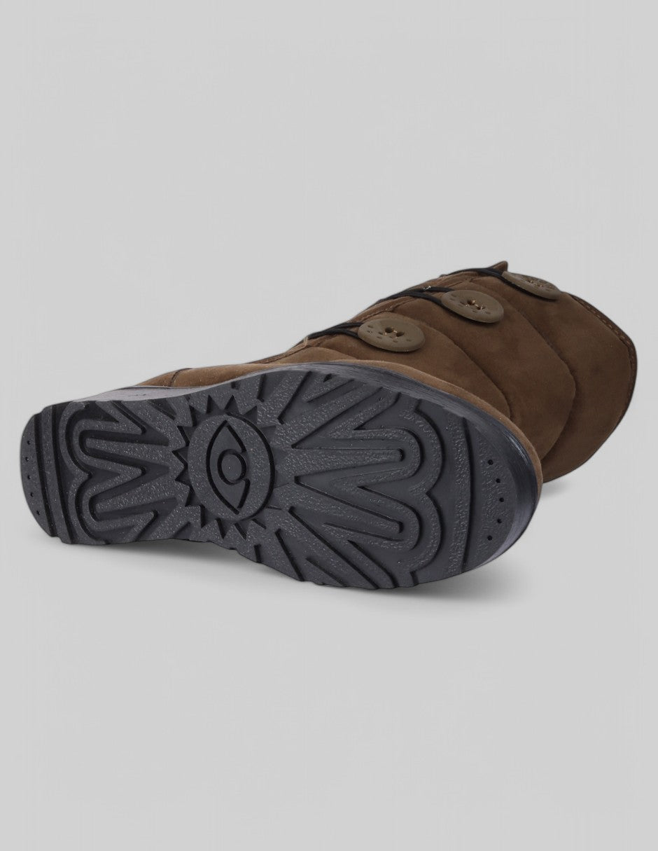 Botas casuales Bosquí en Textil – Café