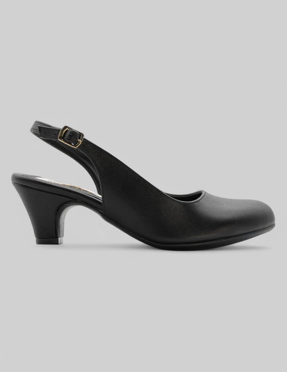 Zapatillas Lady en Piel vegana – Negro