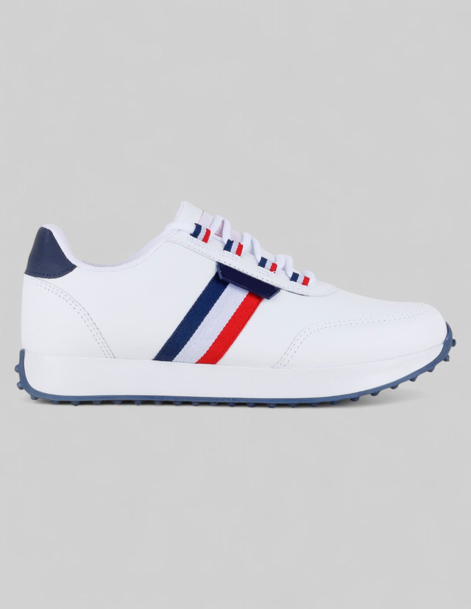 Tenis con cordones Urban en Piel vegana – Blanco