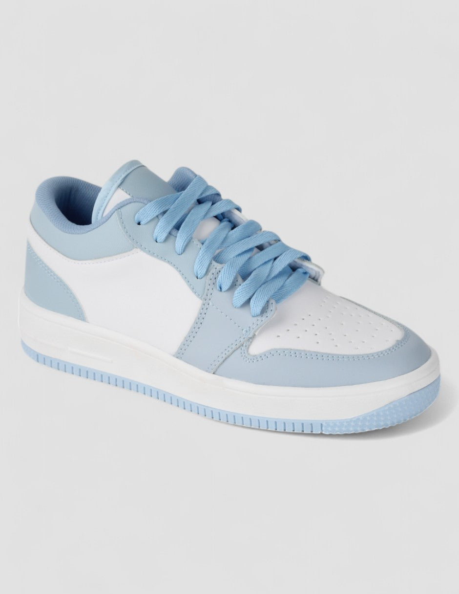 Tenis con cordones Urban Piel vegana - Azul