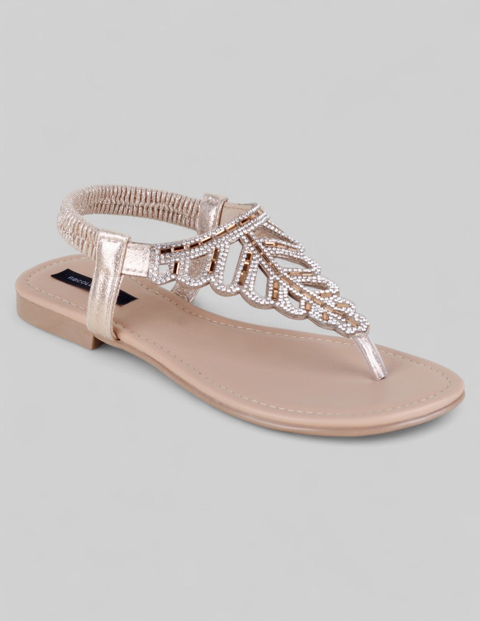 Sandalias de piso Glowm en Sintético – Dorado