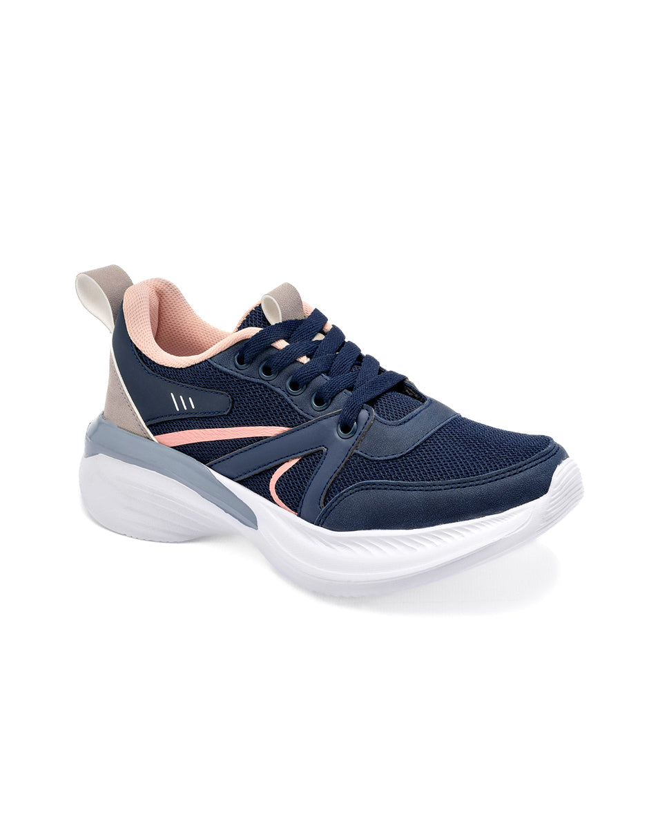 Tenis tipo deportivo Color Marino Para Mujer De RBCOLLECTION