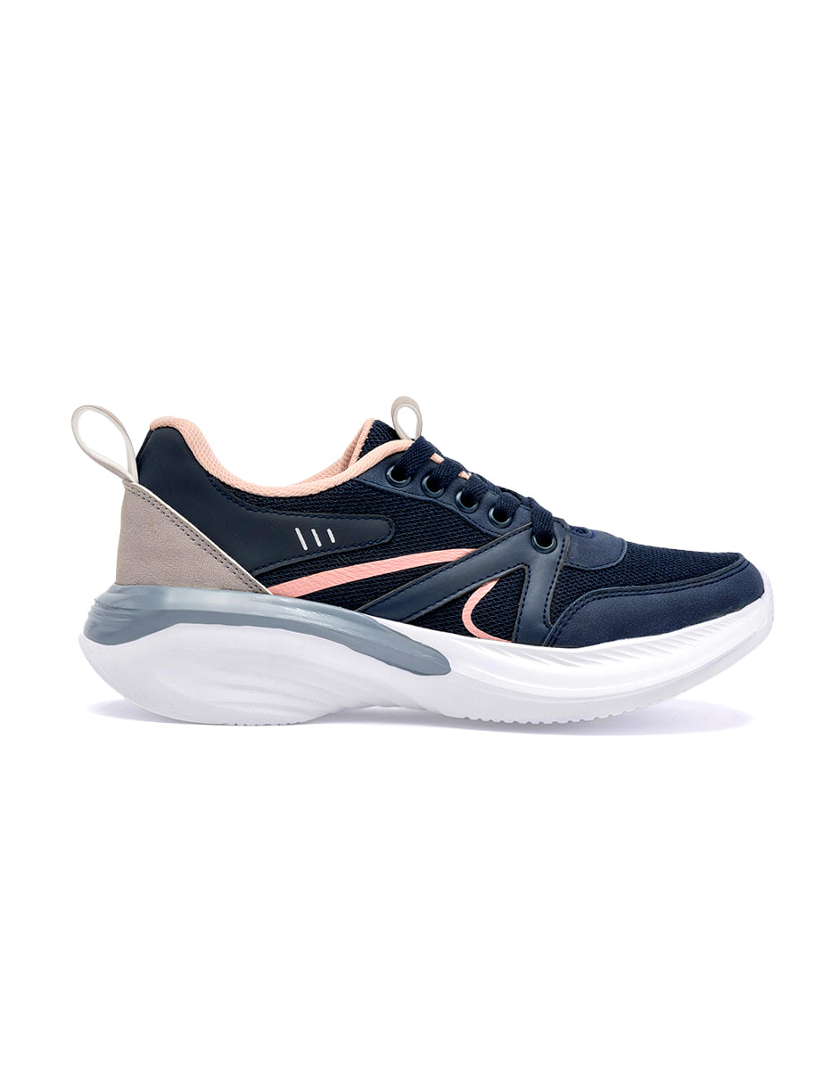 Tenis tipo deportivo Color Marino Para Mujer De RBCOLLECTION