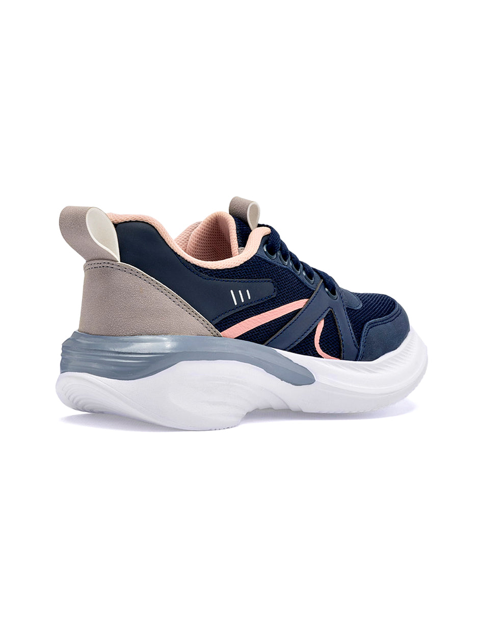 Tenis tipo deportivo Color Marino Para Mujer De RBCOLLECTION