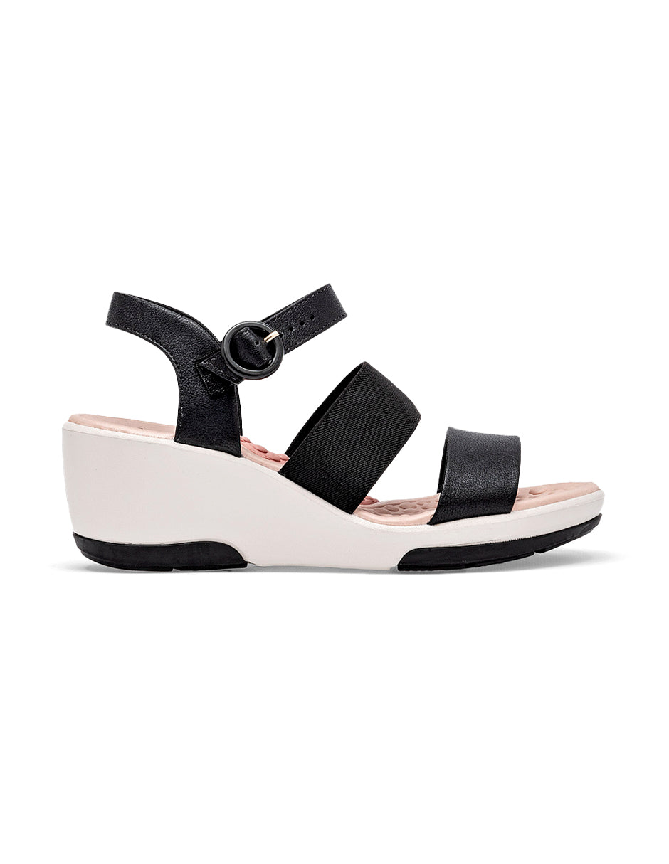 Sandalias con plataforma Color Negro Para Mujer De RBCOLLECTION