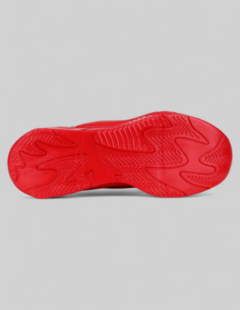 Tenis tipo deportivo   Agle en Textil – Rojo