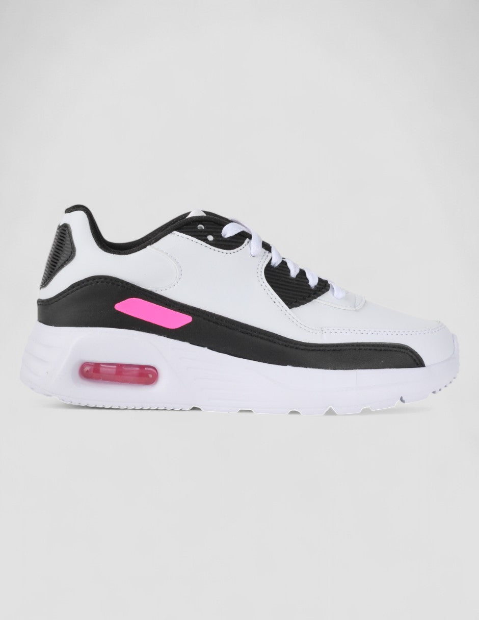 Tenis tipo deportivo Exterior Piel vegana Color Blanco Para Mujer De RBCOLLECTION