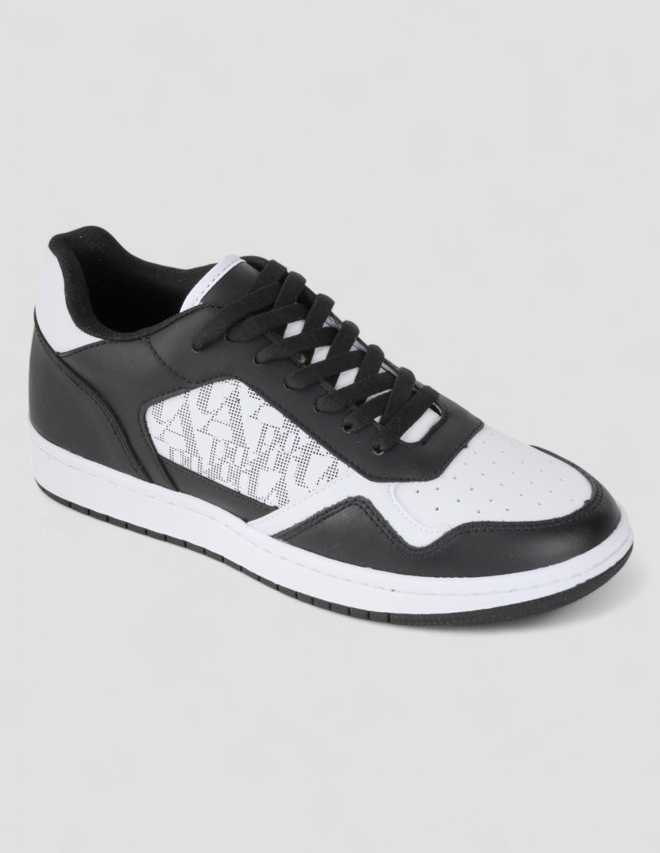 Tenis con cordones Urban Piel vegana - Negro