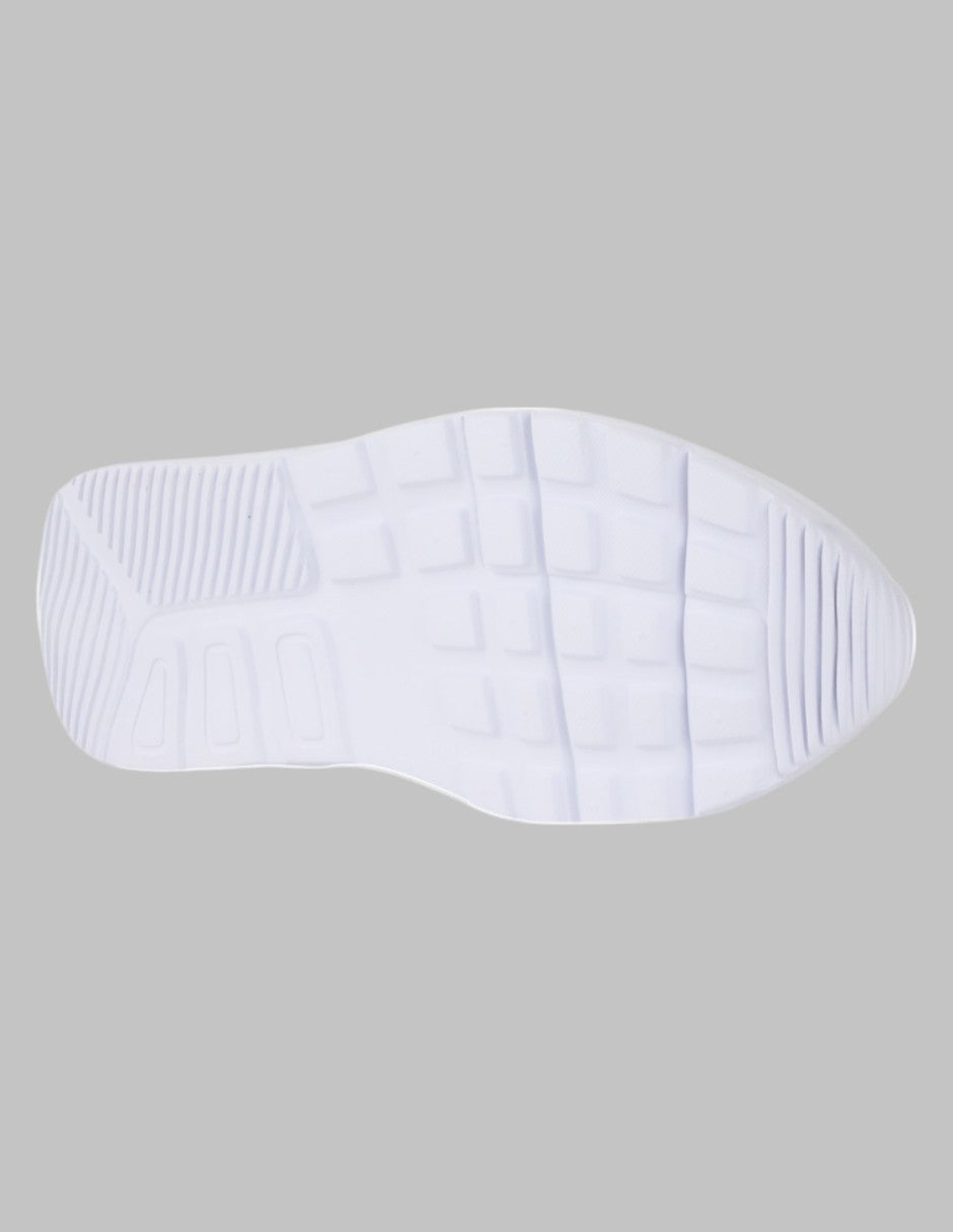 Tenis tipo racing Love Piel vegana - Blanco