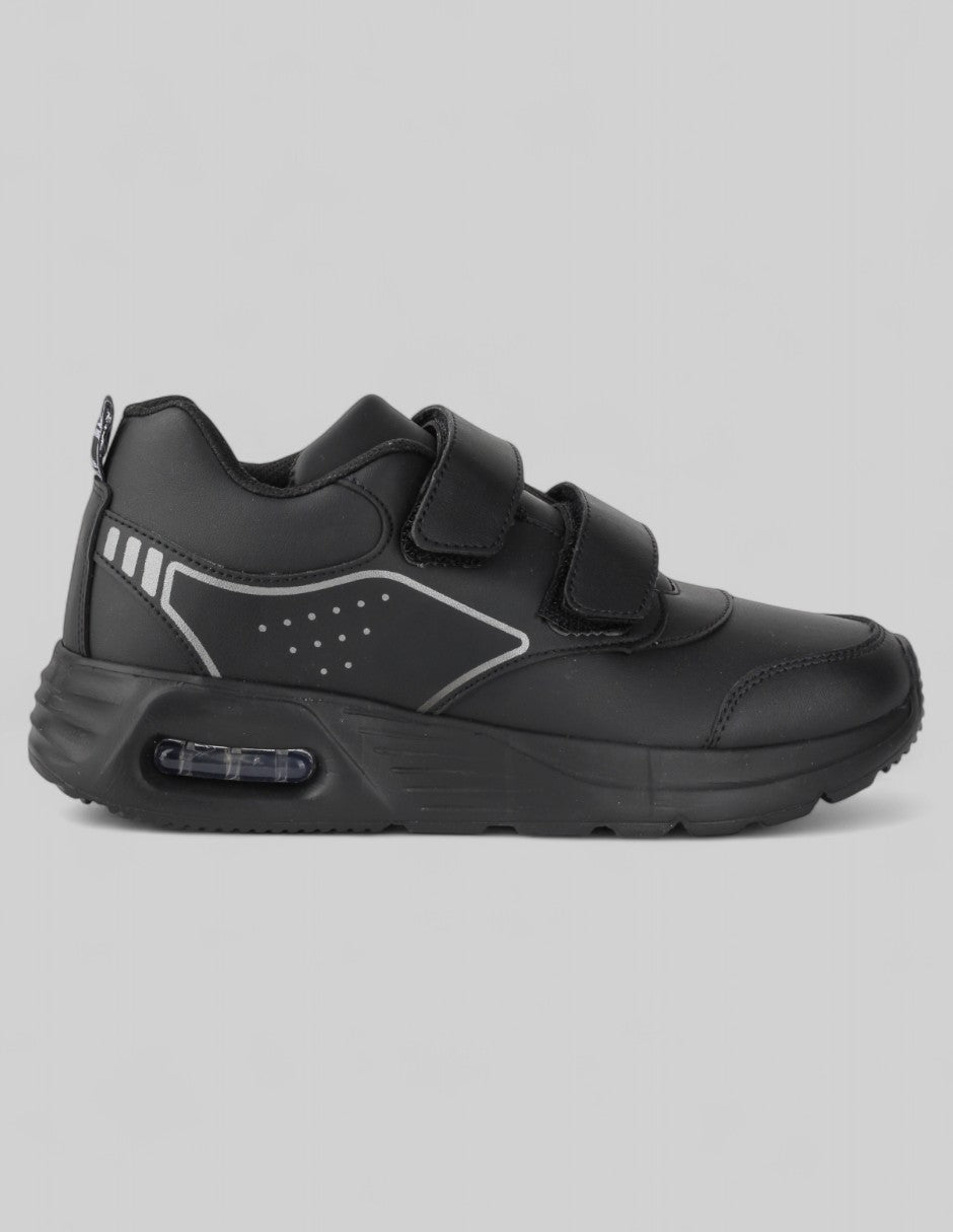 Tenis tipo racing Exterior Sintético Color Negro Para Mujer De RBCOLLECTION