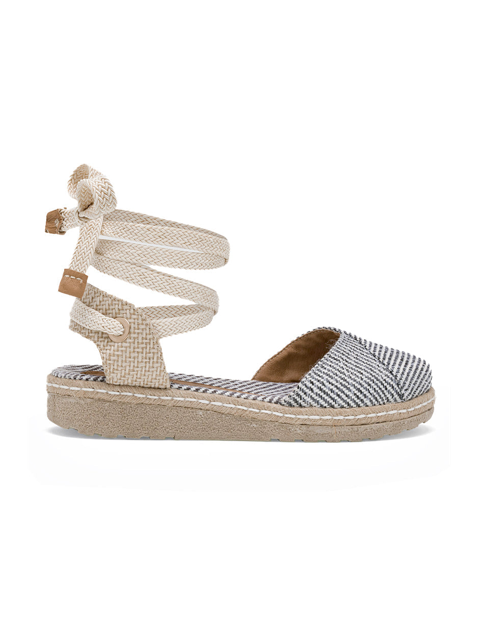 Sandalias de piso Color Blanco Para Mujer De RBCOLLECTION