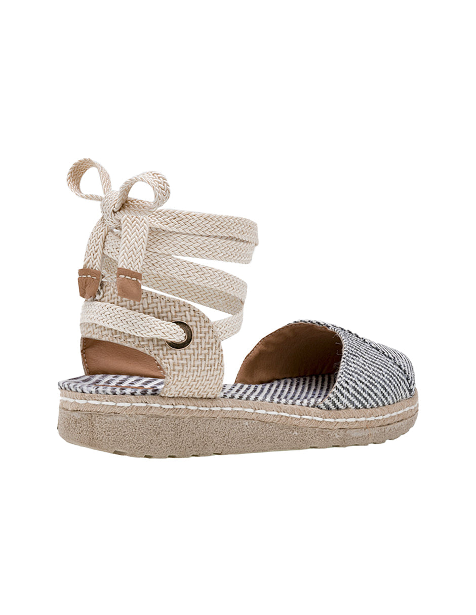 Sandalias de piso Color Blanco Para Mujer De RBCOLLECTION